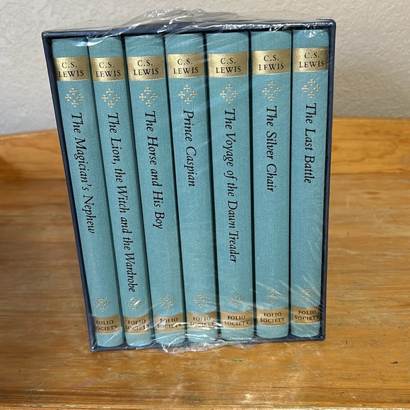 Folio Society C.S. Lewis The Chronicles of Narnia 7 Volume Box Book Set 2012 9th - Picture 1 of 4